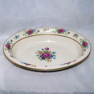 9" Oval Vegetable Bowl Lenox Rose